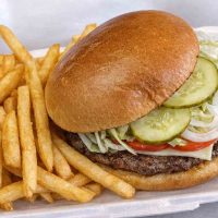 12 Lb. Cheeseburger Deluxe with Fries & Drink copy